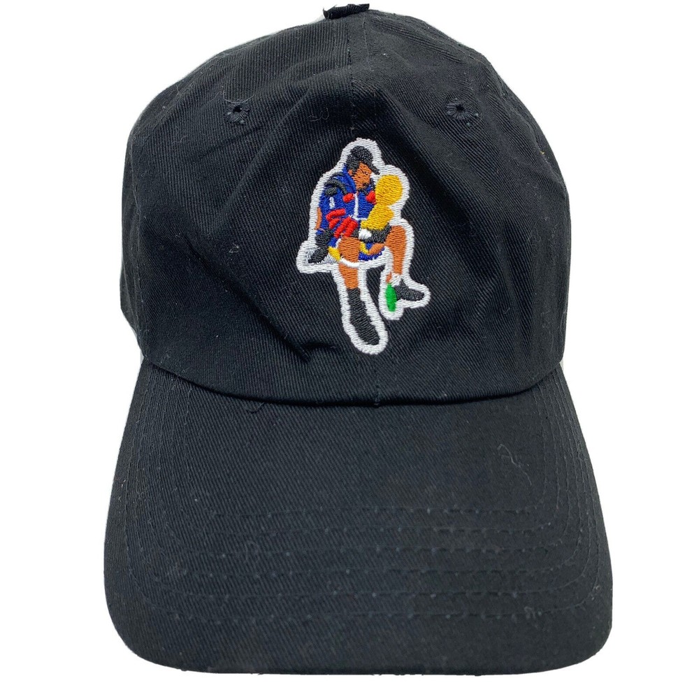 Los Angeles Lakers Kobe Bryant NBA Finals Adjustable Hat Cap Black Embroided